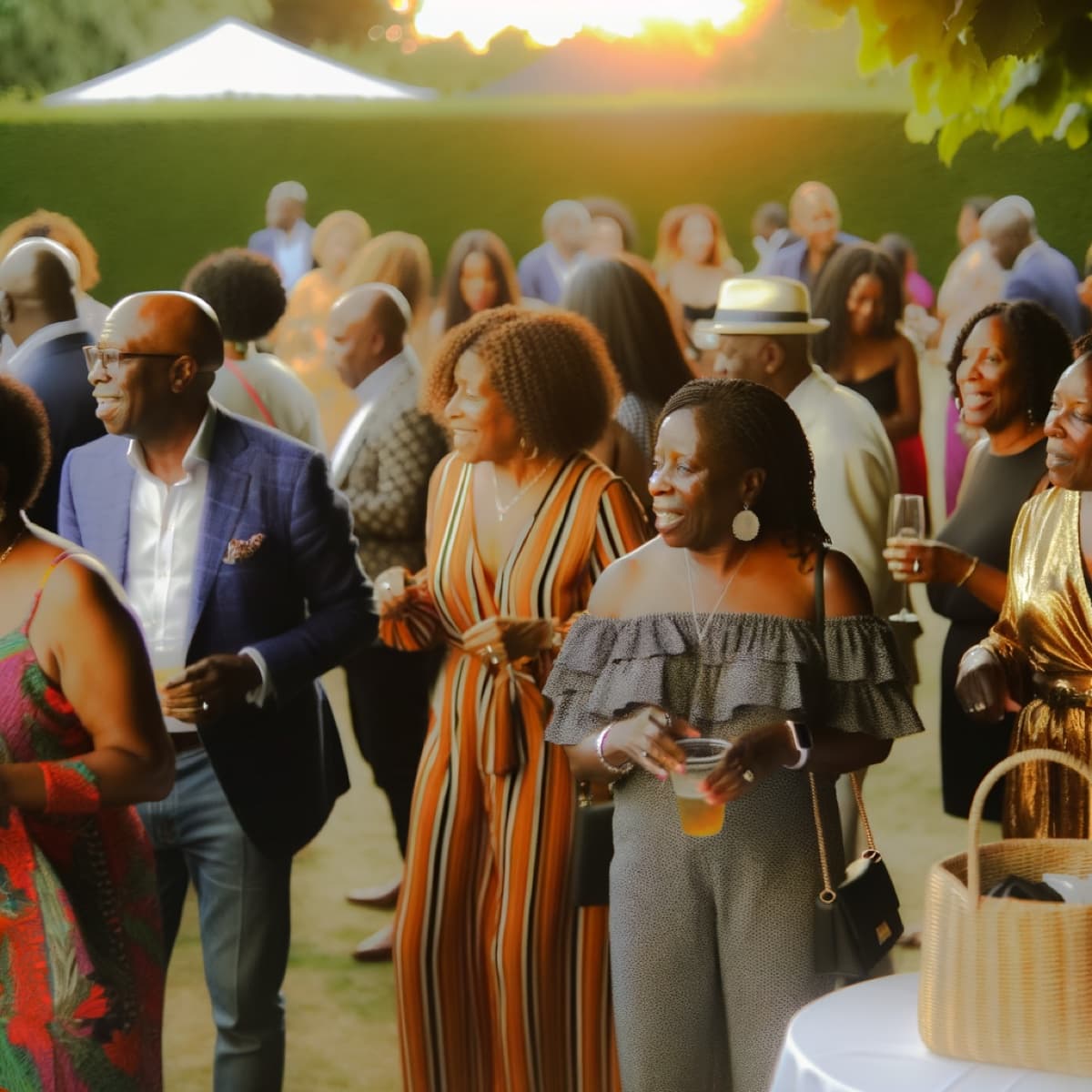 Garden party celebration